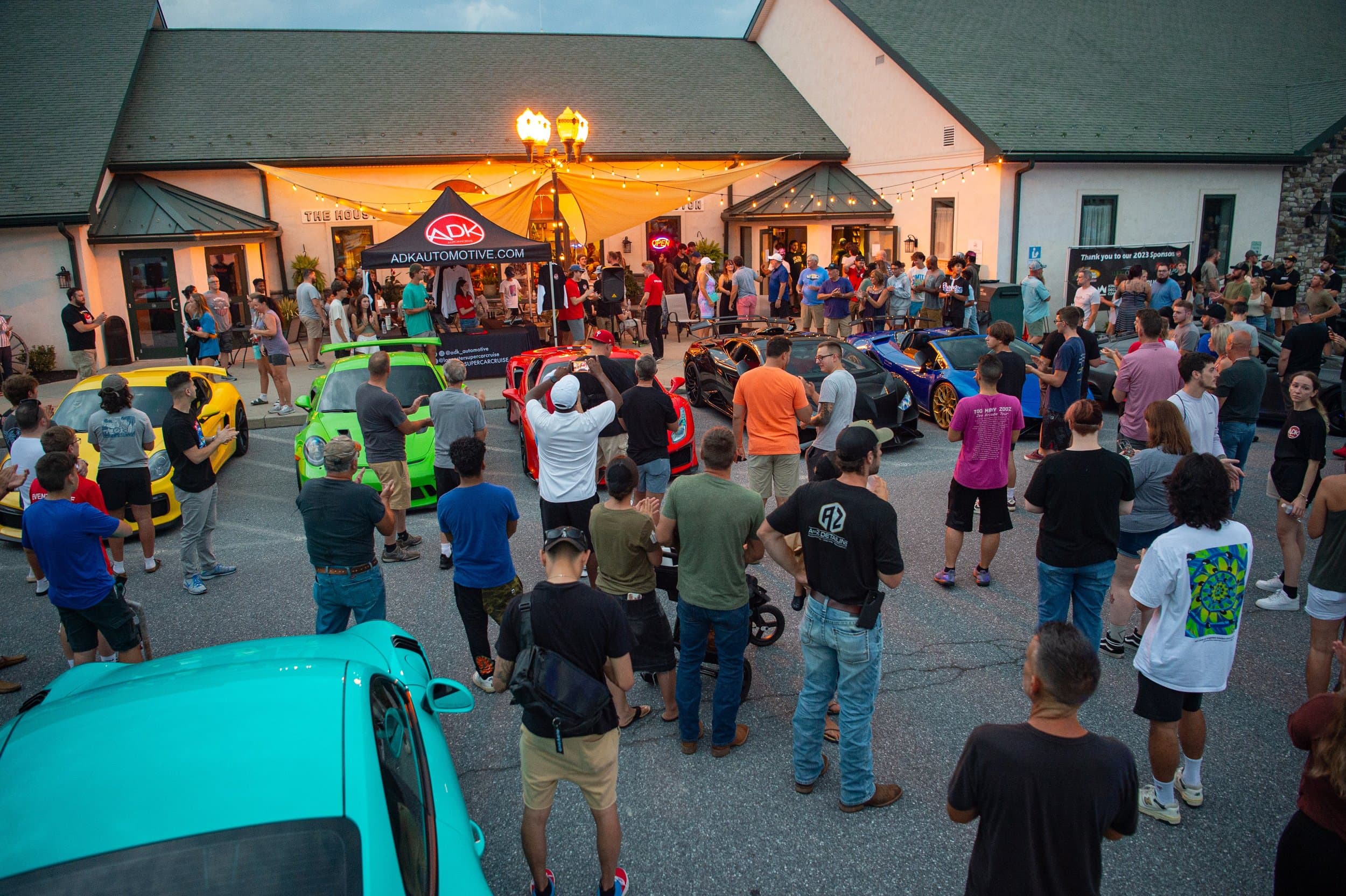 Supercars at Sunset at Classic Auto Mall, Morgantown PA